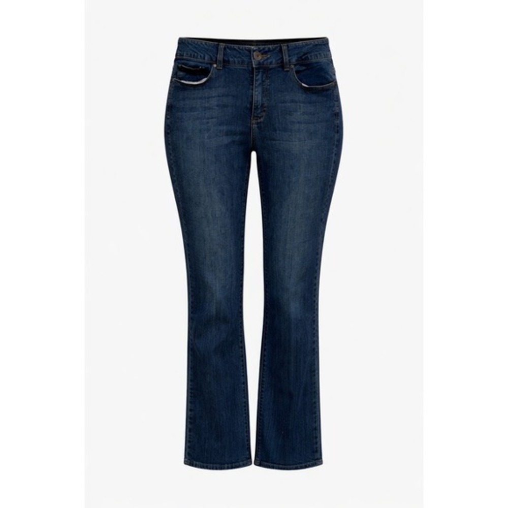 Lee Riders Womens 12 Medium Bootcut Stretch‎ Jeans Classic Comfort Dark Wash